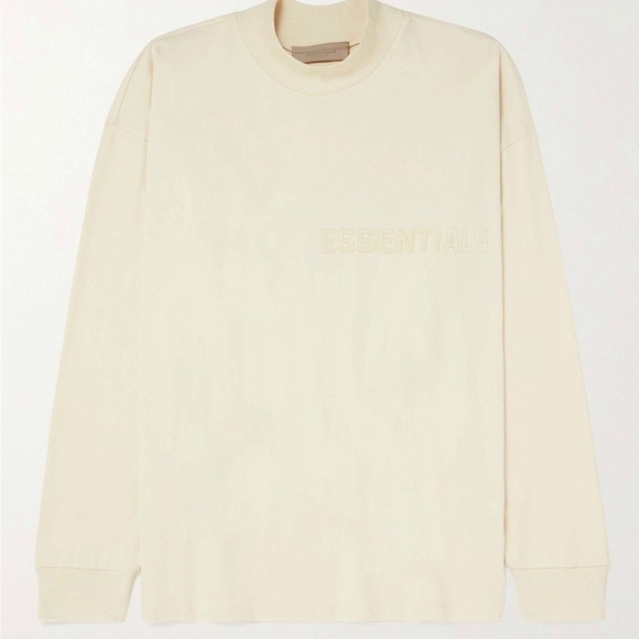 FEAR OF GOD ESSENTIALS Crewneck Egg Shell Brand New Tags Medium - Picture 1 of 8
